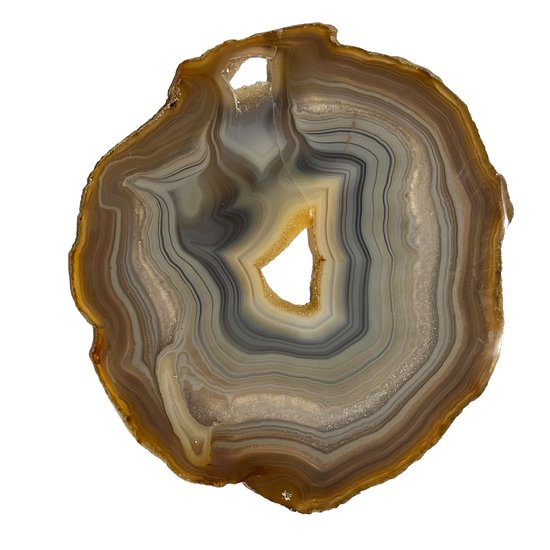 Natuurlijke agaatschijf van hoge kwaliteit