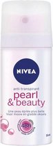 3x Nivea Deodorant Spray Pearl en Beauty 35 ml