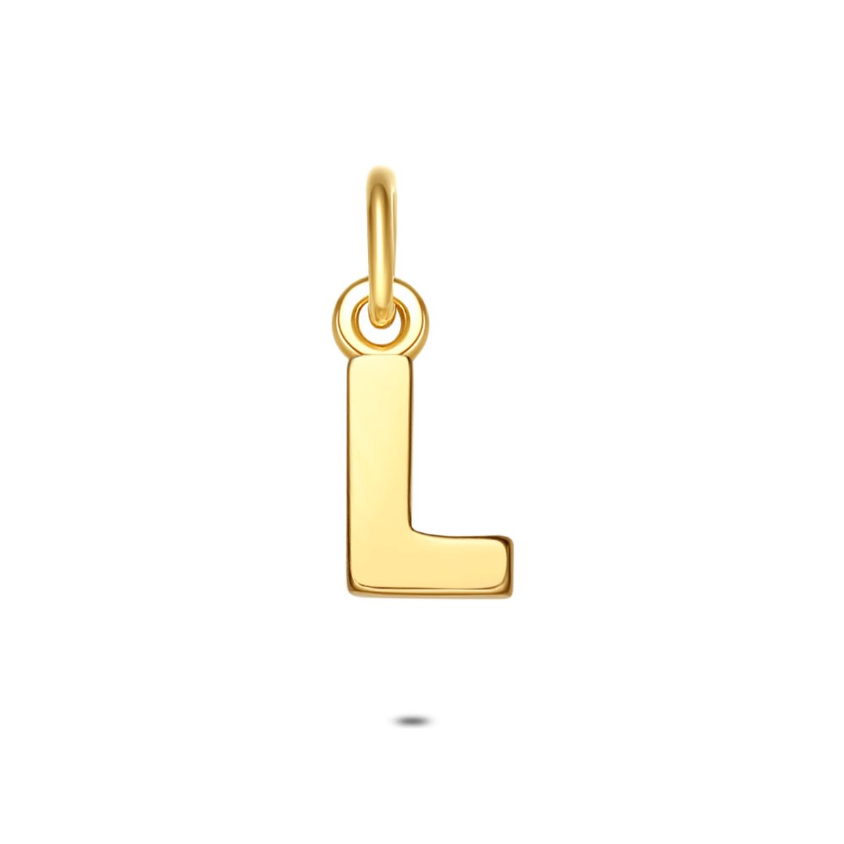 Twice As Nice Hanger in 18kt verguld zilver, lettre L