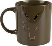 Fox Green & Camo Head Ceramic Mug