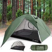 CALIYO Kuppelzelt Zelt für 2 und 3 Personen - 3000 mm waterkolom in 4 Jahreszeiten, Ultraleicht für Camping - snel opzetten
