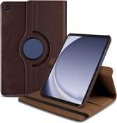 Book Cover Geschikt voor: Samsung Galaxy Tab A9 8.7 inch 2023 (Model: SM-X110 / SM-X115 / SM-X117) Draaibaar Hoesje - Multi stand Case - Bruin