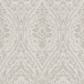 Barok behang Profhome 961955-GU textiel behang gestructureerd in barok stijl mat crème beige 5,33 m2