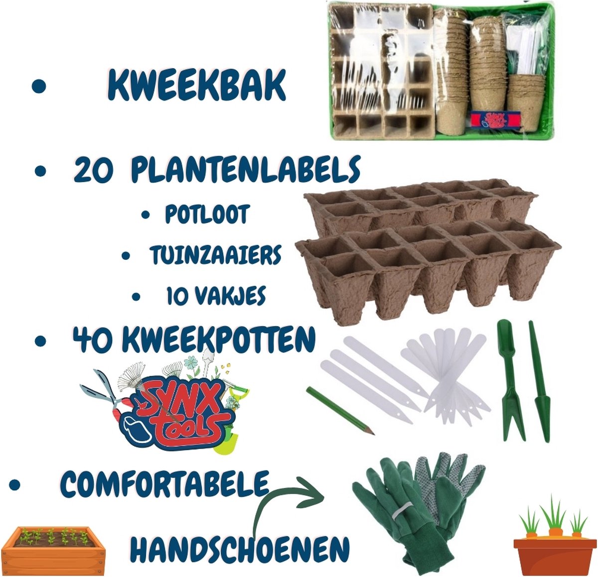 Welke groenten kun je in een kweekbak of moestuinbak kweken