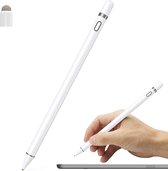 Stylus Pen - Active Pencil-Active Stylus Pen - Touchscreen Pen -Tablets en Smartphones Oplaadbare stylus voor iPad/iPad - Compatibel met iOS en Android - Wit