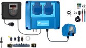 POOLTRONICS PRO - Pack d'automatisation de Chauffage par électrolyse au sel pour piscine avec contrôleur de fréquence Traitement automatique de l'eau salée avec système de dosage de Ph AVEC WIFI