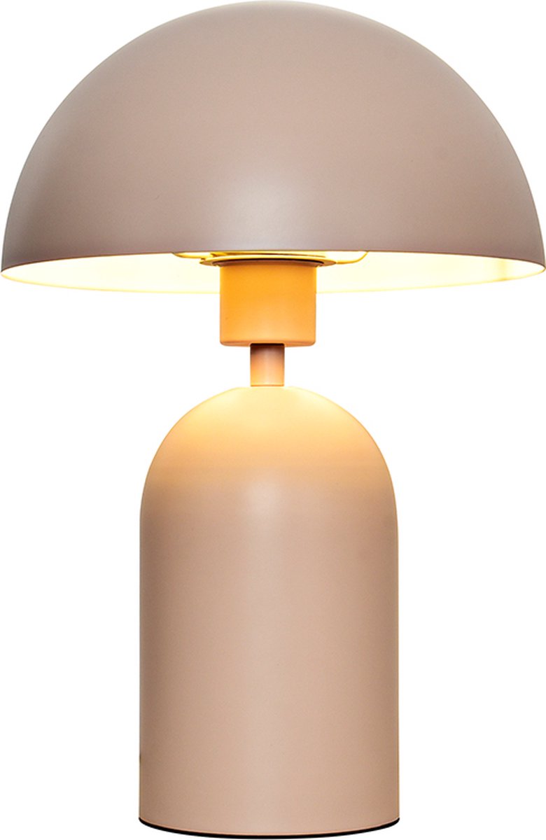Olucia - ISHA - Tafellamp - Roze - Vorm: Rond