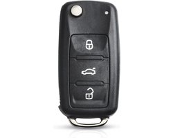 XEOD Autosleutelbehuizing - sleutelbehuizing auto - sleutel - Autosleutel / Geschikt voor: Golf 6 Polo 6R UP