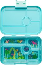 Yumbox Tapas XL - boîte à lunch Bento box étanche - 5 compartiments - Plateau Antibes Blue / Jungle Pastel