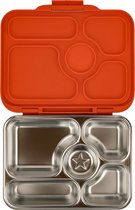 Yumbox Presto RVS - lekvrije Bento box - lunchbox volwassenen - Tango Orange