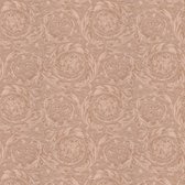 Mur de papier peint de luxe exclusif Profhome 366922-GU papier peint intissé texturé avec des ornements cuivre brillant 7,035 m2