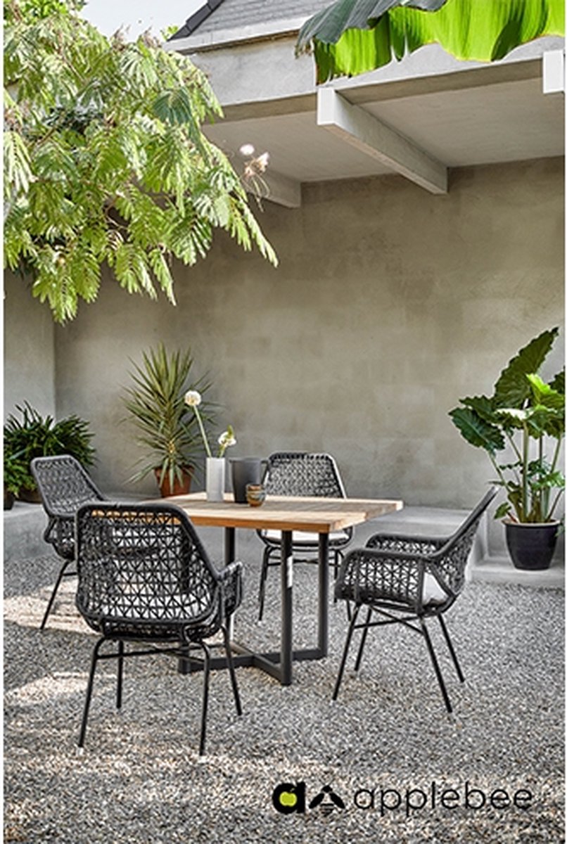 Apple Bee Zara Chaise de jardin - Noir