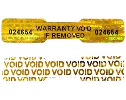 Verzegeld stickers 100 stuks labels webshop doos verpakking verzegelen garantie security seal tamper proof