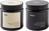 Mulieres Pure - Forest Geurkaarsen - 120 ml - Natuurlijke Geuren - Handgemaakt - Veganistisch - Sfeervol