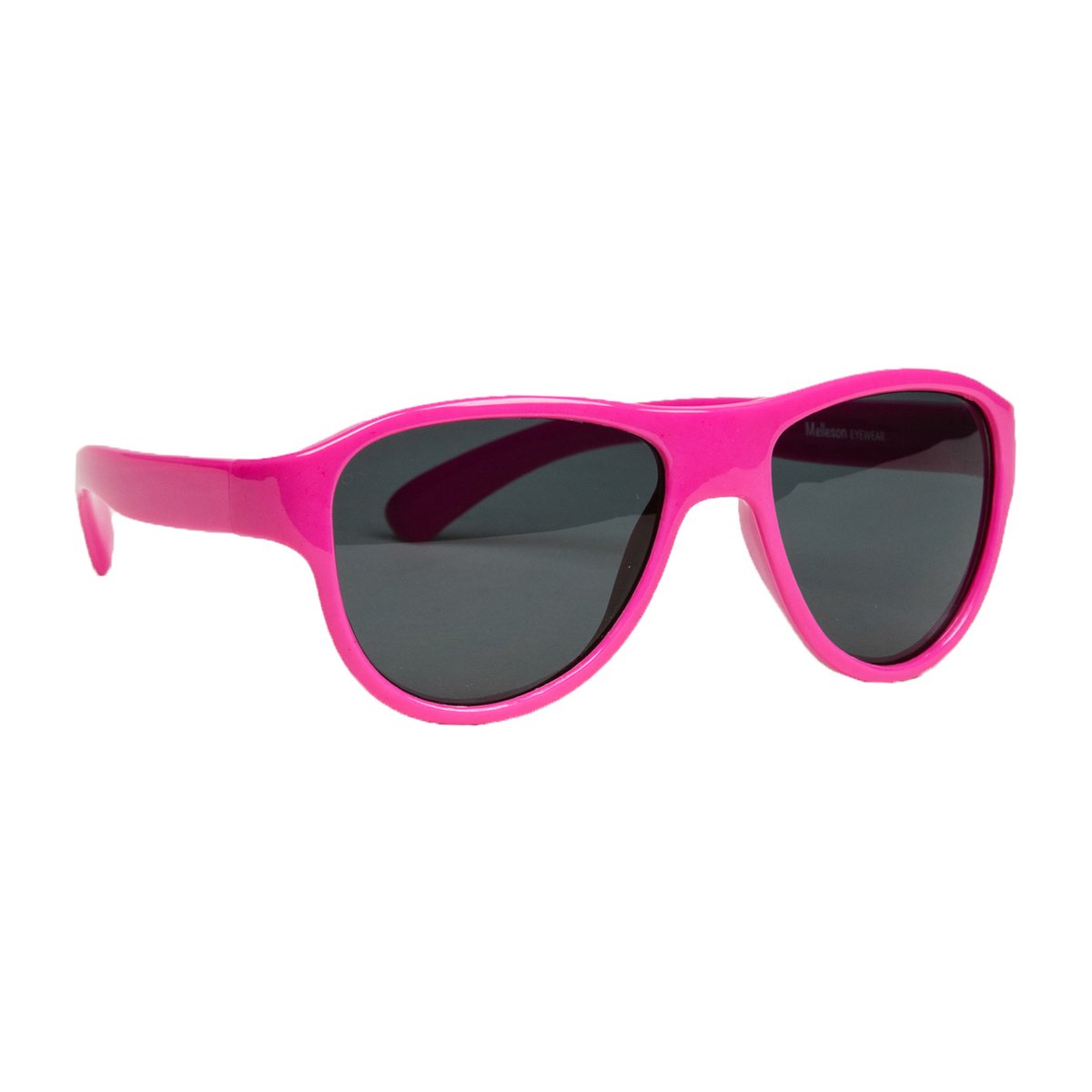 Melleson Eyewear - Kinderzonnebril Charlie 3-7 jaar - Roze - 100% UV-A en UV-B Bescherming - Inclusief Microvezel Pouch