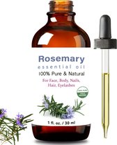 Livano Rozemarijn Olie - Rosemary Oil - Voor In Het Haar - Hair Growth - Voor Haargroei - Minoxidil Alternatief - Haaruitval - Serum - 60ML