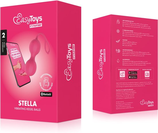 EasyConnect - Boules de Kegel vibrantes Stella contrôlées par application