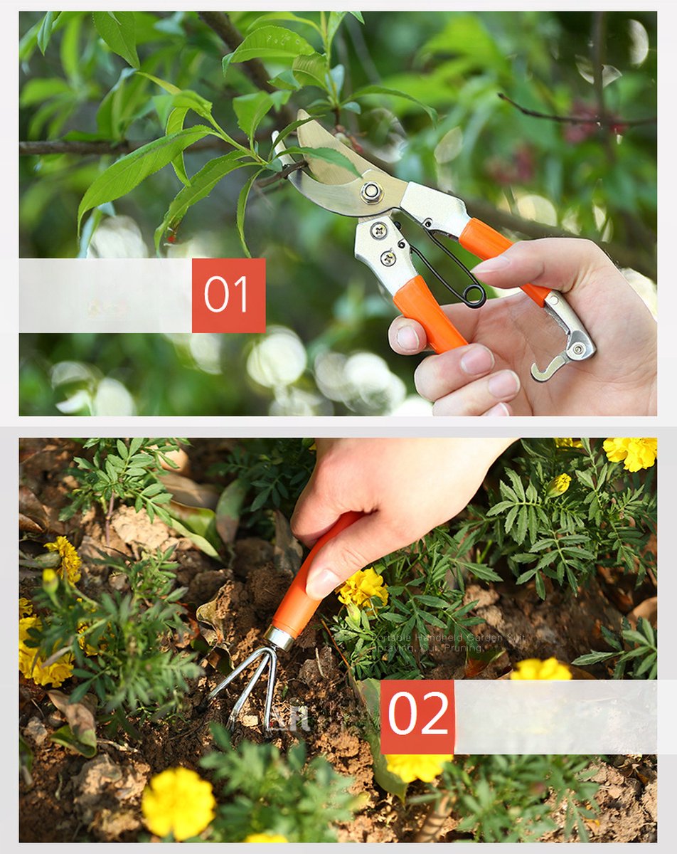 Professionele Snoeischaar Snoeischaar Snijgereedschap Kit Huishoudelijke Tuin Enten Bonsai Gereedschapsset Fruitboom Bonsai