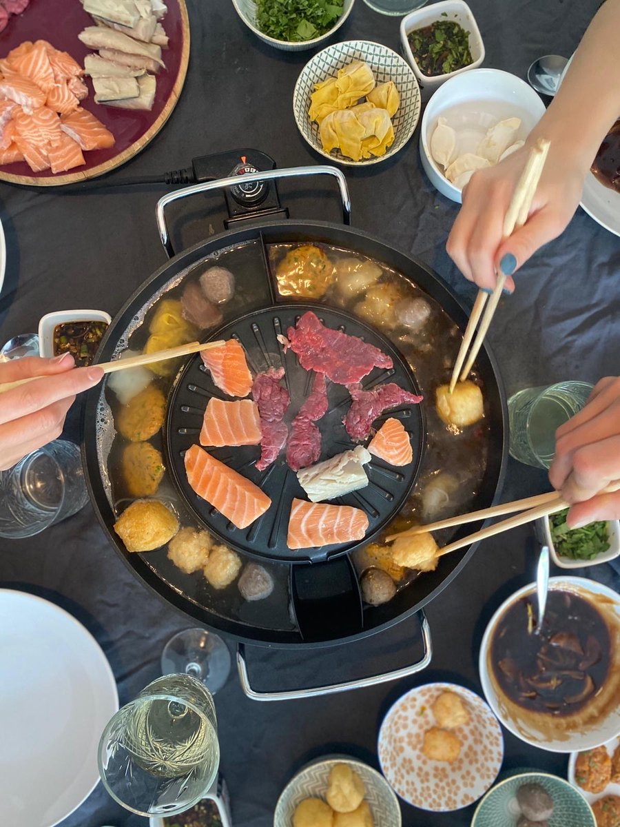 TomYang BBQ – De Originele Thai Grill & Hot-Pot-Schaal, inclusief