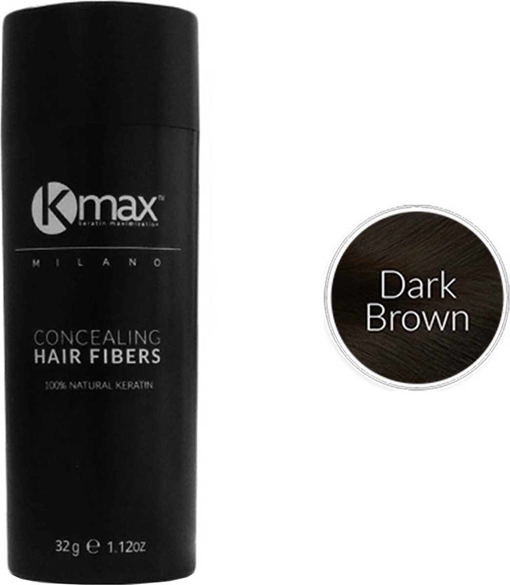 Kmax - Keratine Hair Fibers Donker Bruin