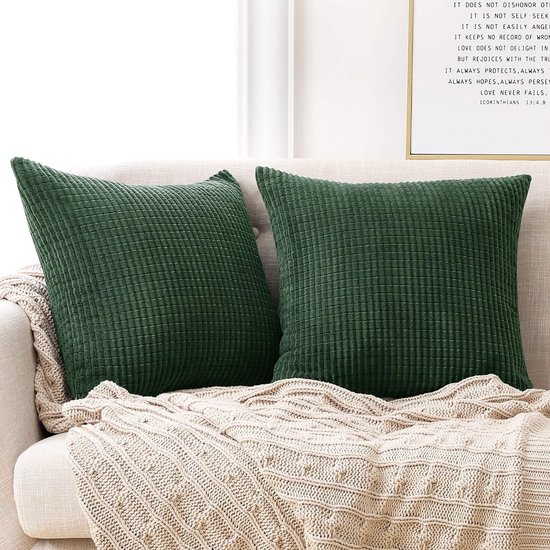 Sierkussen Coco Cognac | 45 x 45 cm | Corduroy/Polyester - Gek op kussens
