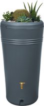 Garantia Regenton Azura - 230 liter - Antraciet - Inclusief Plantenbak + Kraan