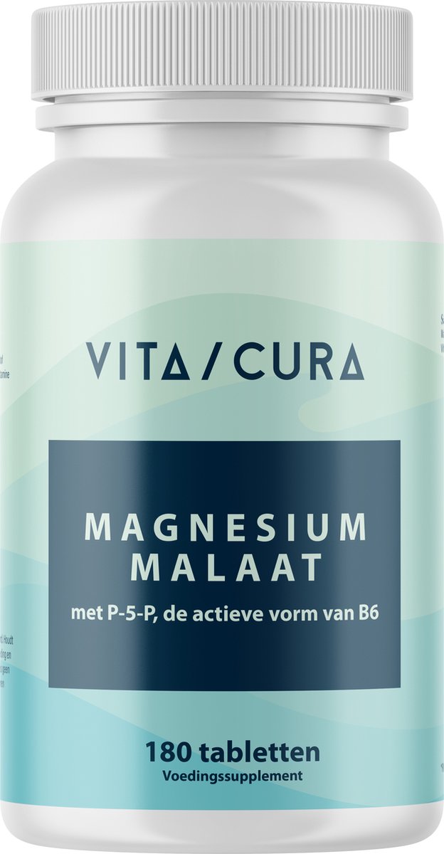 Goedkoopste VitaCura® Magnesium Malaat B6 - 180 tabletten