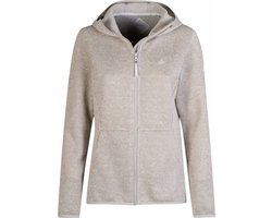 BJØRNSON Maren Gebreid Vest Dames - 4 Seizoenen - Capuchon - Maat 44 - Beige