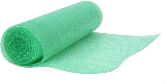 Specipack® Green Gerecycled Noppenfolie - Milieuvriendelijk Bubbeltjesplastic - 40 cm x 10 m - Specipack