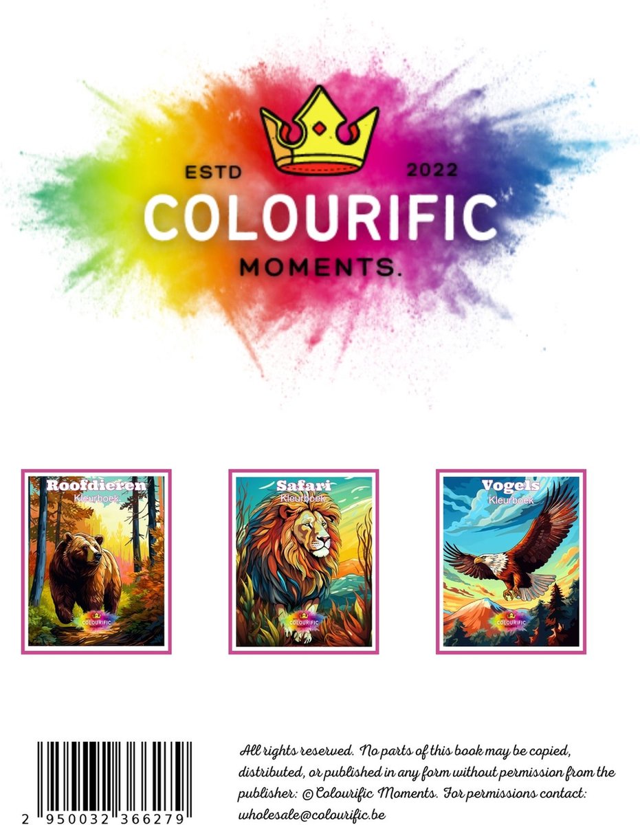 Colourific Moments kleurboek voor volwassen - Kleurboek met 30 kleurplaten - A5 formaat — afbeelding 4