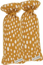 Sac pour bouillotte Meyco Bébé Cheetah - pack de 2 - miel doré