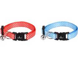 Flamingo Aiwa - Halsband Katten - Kittenhalsband Aiwa 15-25cm 10mm Assortiment - 1st - 128088 - 1st
