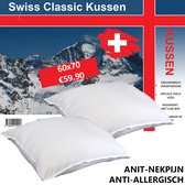 Swiss Classic Kussen Set -  Hoofdkussen - 2 stuks - Slaap Kussen - Hotelkussen - Hotel kwaliteit