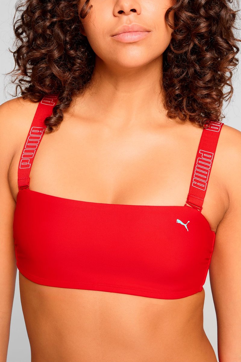 Puma Bikinitopje Bandeau -L Rood