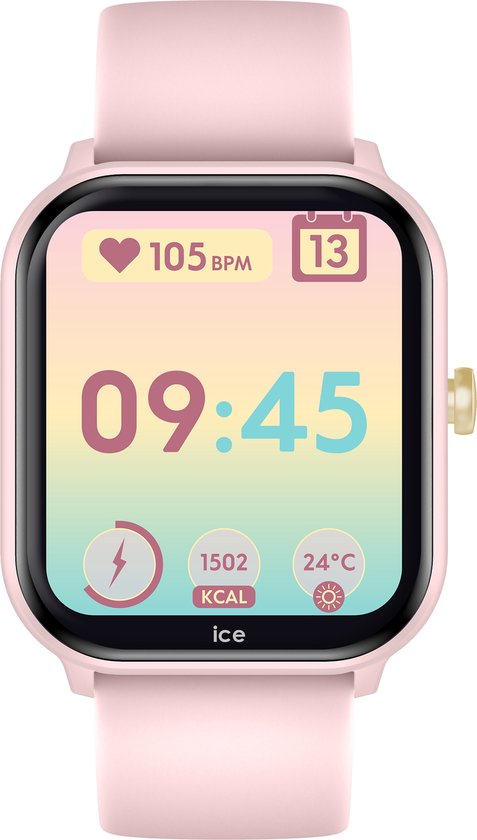 Ice Watch Ice Smart Junior 2.0 - Pink 022796 Horloge - Siliconen - Roze - Ø 38 mm