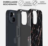 Burga Tough Case Apple iPhone 15 Plus - Rose - Goud Marble