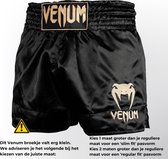 Venum Classic Muay Thai Kickboks Broekjes Zwart Goud - XL
