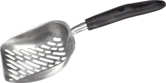 Kattenbakschepje poepschepje Aluminium Groen