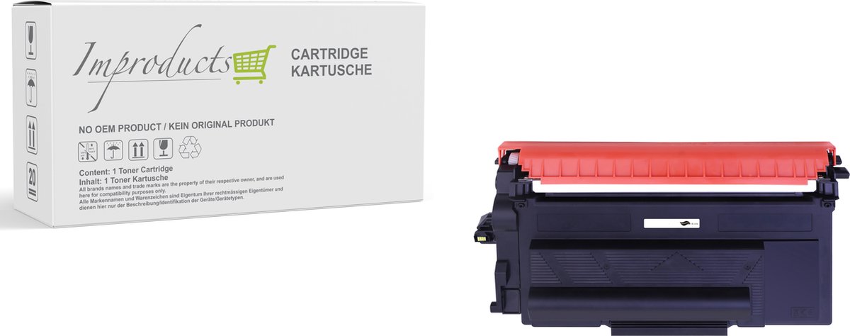 Improducts® Toner Zwart Geschikt voor Brother TN-3600 / TN-3600XL / TN3600XXL MET CHIP ! | Geschikt voor o.a. printer Brother HL-5210DN - HL-5210DW - HL-L621DW - HL-L6210DWT - DCP-L5510DN - L5510DNW - MFC-L5710DW