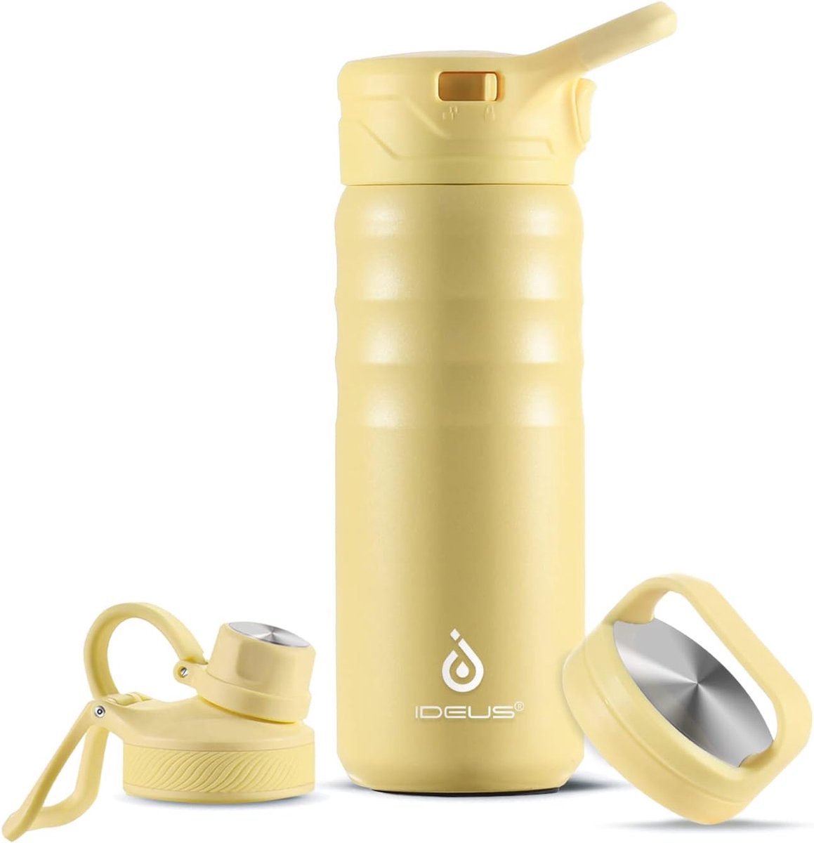 Milu Bouteille d'eau en Acier Inoxydable - Double paroi isolée sous vide - Bouche Standard