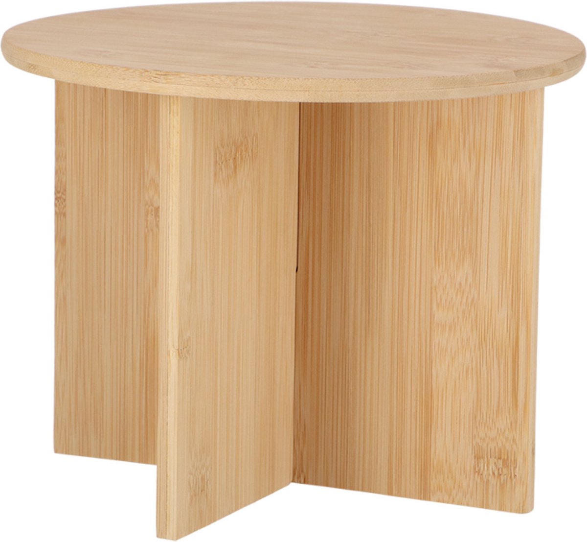 Esschert Design plantentafeltje van bamboe afmeting: D25 cm x H19.5 cm