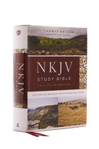 NKJV Study Bible, Hardcover, FullColor, Red Letter Edition, Comfort Print The Complete Resource for Studying Gods Word Thomas Nelson