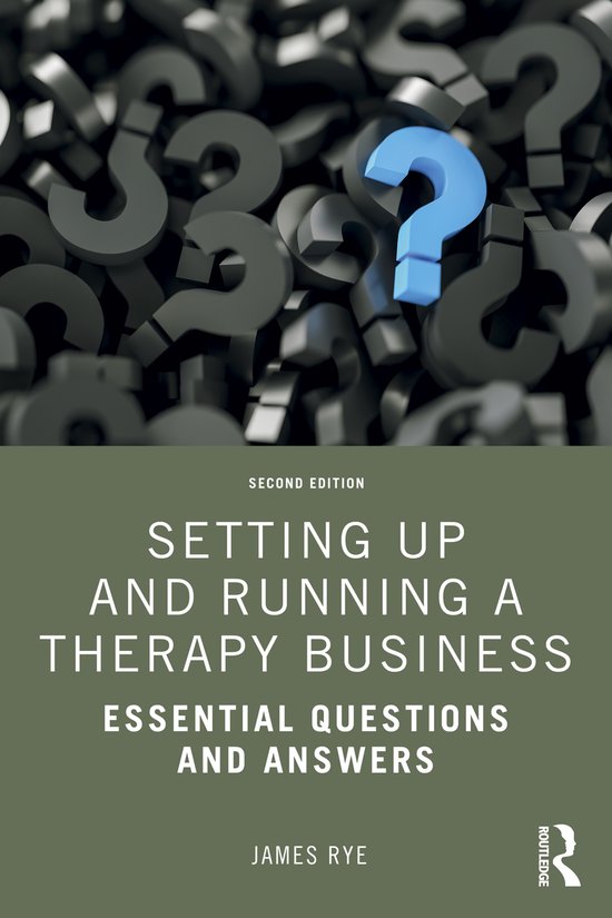 Setting Up and Running a Therapy Business - cover