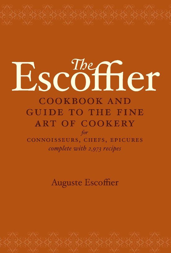 Escoffier Cookbook - cover