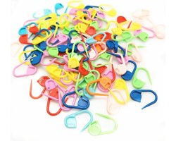Breimarkeerders- Stitch markers / Steek markers- Breinaald Markeerders- Haken en Borduren- 20 stuks - Dropshop