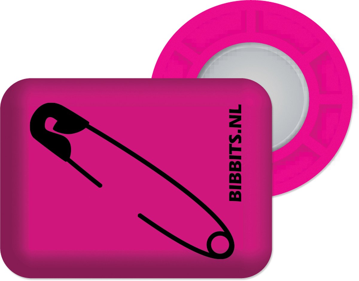 Bibbits hardloopmagneten | Safety pins Pink