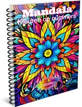 Colourific Moments Kleuren op nummer voor volwassenen - Kleurboek voor volwassen - 30 Kleurplaten - A5 formaat