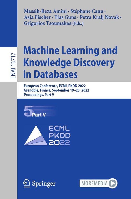 Springer Nature Proceedings Computer Science 5 - Machine Lea ... - cover