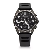 Victorinox Swiss Army FieldForce Sport Chrono Horloge - Victorinox Swiss Army heren horloge - Zwart - diameter 42 mm - roestvrij staal