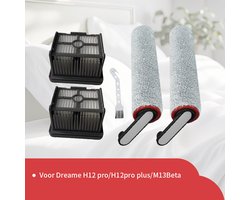 Replacements® onderdelen geschikt voor Dreame H12 Pro(+), H20, H30, M12, M13 en H13 Beta - 4-delig